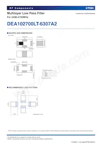 DEA102700LT-6307A2數據表 頁面 2