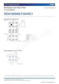 DEA160960LT-5044C1 Datasheet Pagina 2