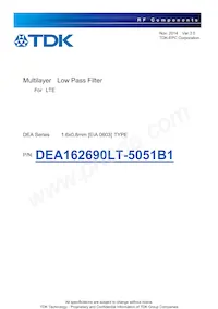 DEA162690LT-5051B1 Datasheet Cover