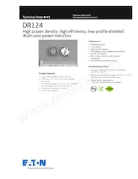 DR124-681-R數據表 封面