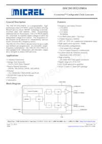 DSC2011FE2-F0016T Datasheet Cover