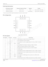 DSC2011FE2-F0016T Datasheet Page 2