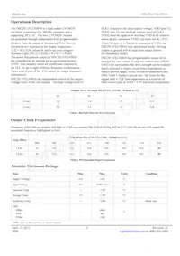 DSC2011FE2-F0016T Datasheet Pagina 3