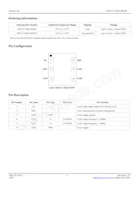 DSC2311KM1-R0036T Datasheet Pagina 2