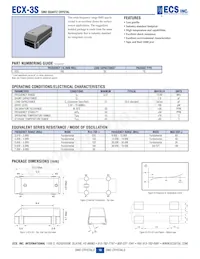 ECS-110.5-20-7S-TR Datasheet Cover