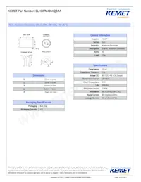 ELH107M400AQ2AA 데이터 시트 표지