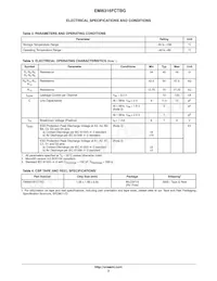 EMI6316FCTBG Datasheet Pagina 3