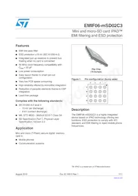 EMIF06-MSD02C3 Datasheet Copertura