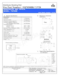 FC7BQCCMM7.3728-T1 Datasheet Cover