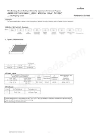 GMA05XR72A101MA01T Datasheet Cover