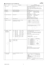 GRM155R61E474KE01D Datasheet Pagina 2