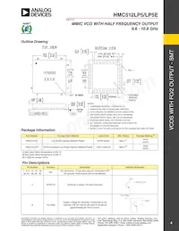 HMC512LP5E Datasheet Page 4
