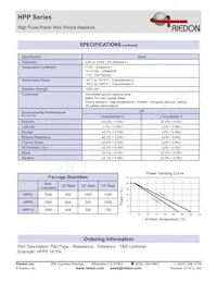 HPP10-10KJ8數據表 頁面 2