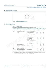 IP5311CX5/LF Datasheet Pagina 3
