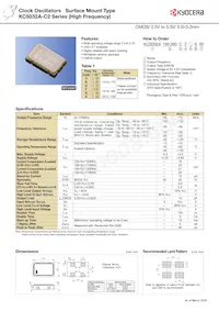 KC5032A156.250C20E00 Datenblatt Cover