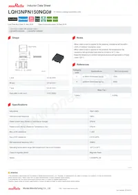 LQH3NPN150NG0L Datasheet Cover