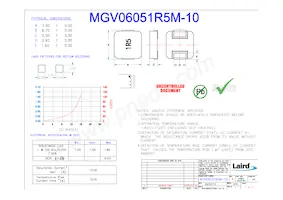 MGV06051R5M-10 Datasheet Copertura