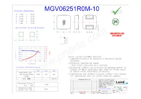 MGV06251R0M-10 Datasheet Cover