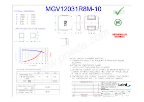 MGV12031R8M-10 Datasheet Cover
