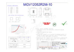 MGV12052R2M-10數據表 封面