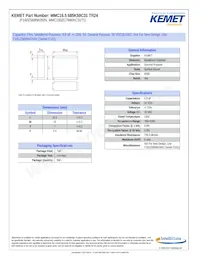 MMC16.5685K50C31TR24 데이터 시트 표지