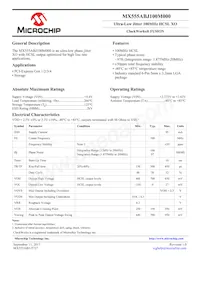 MX555ABJ100M000 Datasheet Copertura