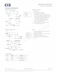 MXO45HS-21.5000 Datasheet Page 4