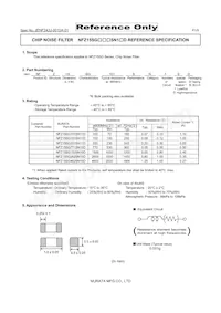 NFZ15SG331SN11D Datasheet Cover