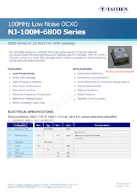 NJ-100M-6827數據表 封面