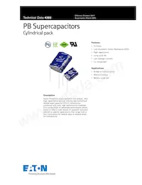 PB-5R0V105 Datenblatt Cover