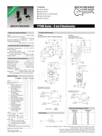 PTV09A-4020U-B501 Datenblatt Cover