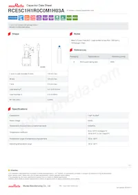 RCE5C1H1R0C0M1H03A Datasheet Cover