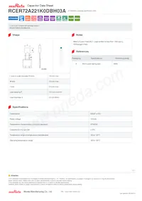 RCER72A221K0DBH03A Datenblatt Cover