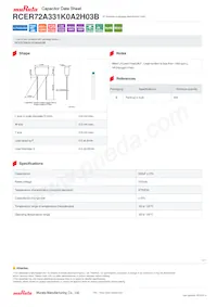 RCER72A331K0A2H03B Datasheet Cover