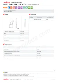 RHEL81H153K1DBA03A Datasheet Cover