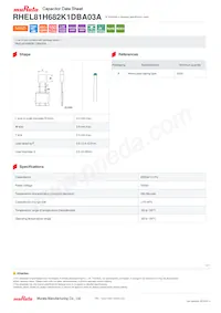 RHEL81H682K1DBA03A Datasheet Cover