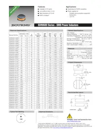 SDR0503-153J Datasheet Cover