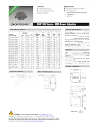 SDR1305-6R8Y Datasheet Cover