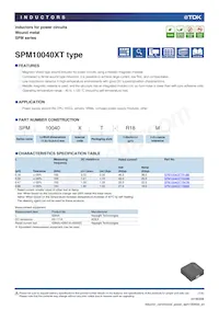 SPM10040XT-R68M Datenblatt Cover