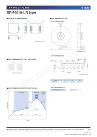 SPM4015T-3R3M-LR Datasheet Page 3