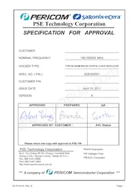 SQF620001 Datasheet Cover