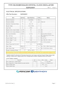 SQF620001 Datasheet Pagina 3