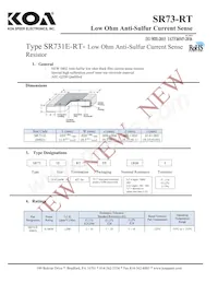 SR731ERTTP100G Datasheet Cover