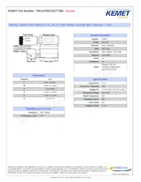 T491U476K010ZT7280 Datasheet Cover