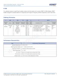 T494A106M016ATAUTO 데이터 시트 페이지 2