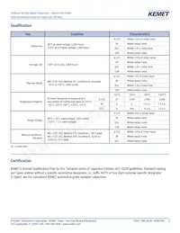 T494A106M016ATAUTO 데이터 시트 페이지 3