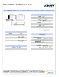 T495A156M010ZTE1K0 Datasheet Cover