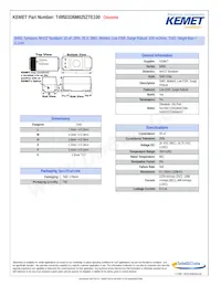 T495D336M025ZTE100 데이터 시트 표지