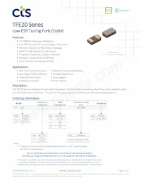 TFE202V32K7680R Datasheet Cover