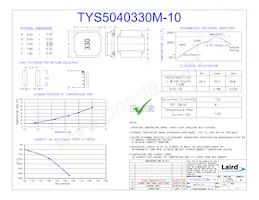 TYS5040330M-10 Datasheet Cover